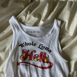 whole lotta hell tank top